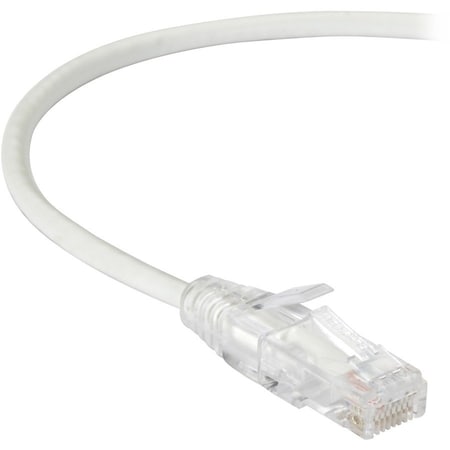 Black Box Slim-Net Cat6A 28-Awg 500-Mhz Stranded Ethernet Patch Cable - C6APC28-WH-05