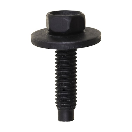 Auveco M6-1.0 x 25mm Hex Head Sems 19mm O.D. Phosphate, 25PK 19455