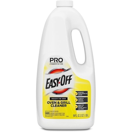 Professional Easy-Off Ready-to-Use Oven and Grill Cleaner, Liquid, 2 qt Bottle, PK6 REC 80689