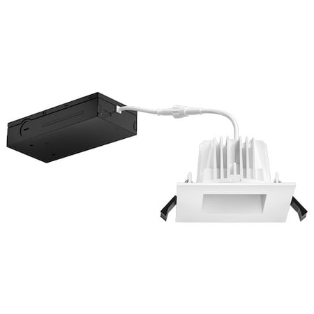 Elco Lighting 4in Square LED Recessed Downlights, 5-CCT Switch, White ERT434CT5BB