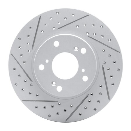 Dynamic Friction Co DFC Geoperformance Rotor - Drilled and Slotted 830-59042L