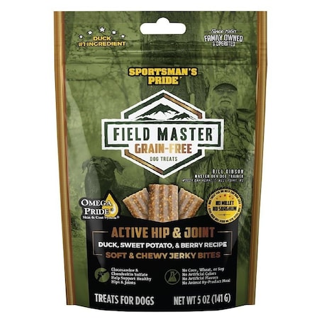 Sportsmans Pride Field Master Hip and Joint Dog Treat, Small, Medium, Large Breed, Berry, Duck, Sweet Potato 10159