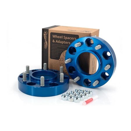 Disfrute 5.5 x 1.25 in. Thick Wheel Spacer Kit for Ford Bronco Ranger, Blue DI3649396