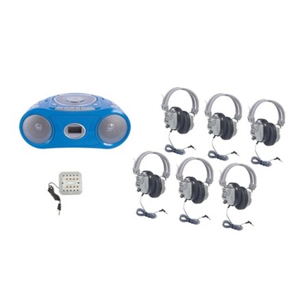 Ezgeneration Basic Cassette/CD/AM-FM Listening Center 6 stations EZ3524801