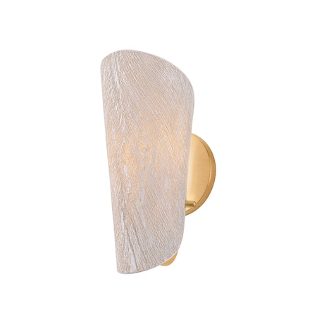 Troy Lighting 1 Light Garvey Wall Sconce Textured Bronze/Patina Brass B4927-TBZ/PBR