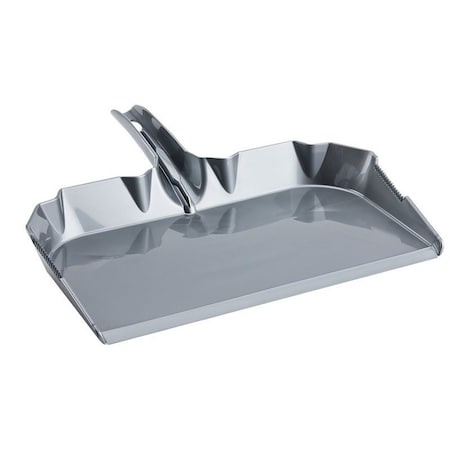 Libman Dustpan, 17.88 in L, 18.13 in W, Polypropylene, Gray 581