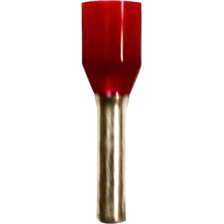 Eclipse Tools Wire Ferrule Red, 16 AWG, PK100 701-016-100