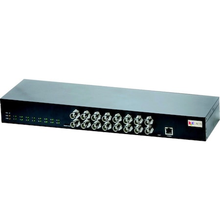 Acti 16-Channel 960H/D1 H.264 Rackmount Video Encoder with, BNC Video Input, RJ-45 Video Output, Au V32