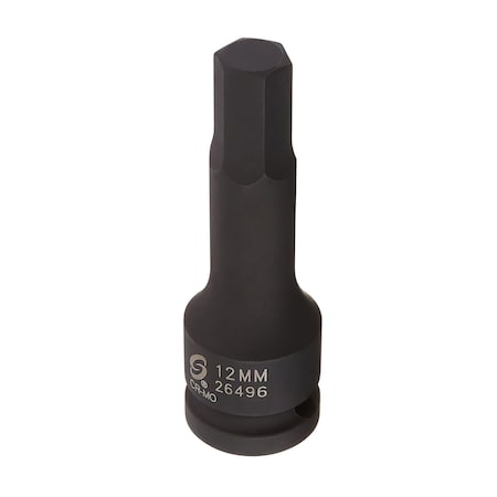 Sunex 1/2 in Drive 12Mm Hex Impact Socket 26496
