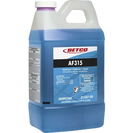 Betco Cleaners & Detergents, Bottle, Citrus Floral, 4 PK 3154700