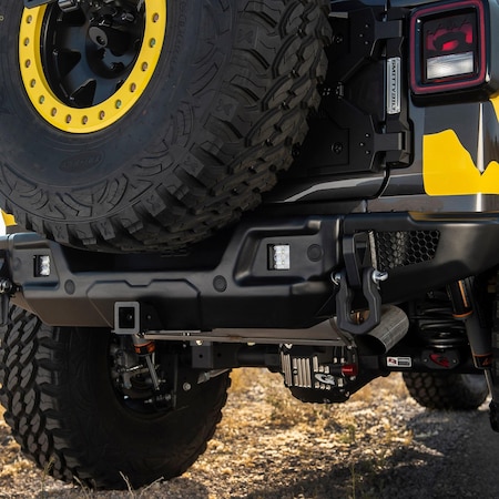 Smittybilt 18C WRANGLER JL 2/4DR STRYKER REAR BUMPER; BLACK 77732
