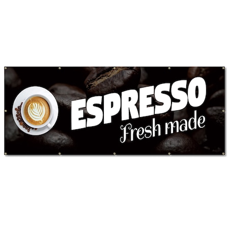 Signmission Espresso, 48 Inch, Banner B-120-30373