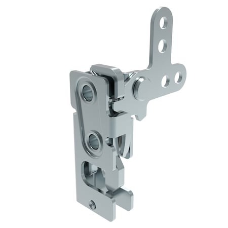 Southco Rotary Push To Close Latch, Small Size, Single Stage, 2-Point Lever 7.2 mm Through Hole, Steel R4-10-10-301-10