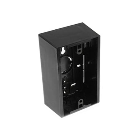 Leviton Electrical Box, Back Box Type, 1 Gang, Plastic, Rectangular Shape 42777-1EA