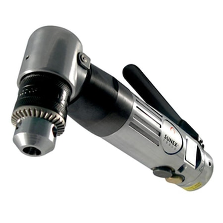 Sunex Air Drill, Right Angle, Reversible, 3/8" SX545B