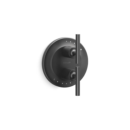 Kohler Purist MasterShower temperature and volume control valve trim T14489-4-BGP