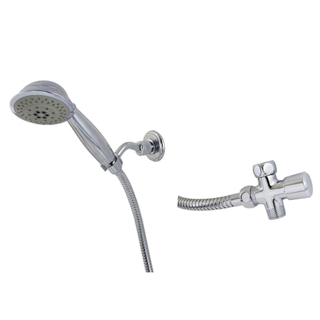 Kingston Brass Multi-Function Hand Shower Kit, Polished Chrome KX2521BD