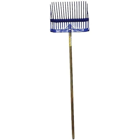 Fortex Fortiflex 1308100 Stall Fork, Plastic Tine, Polycarbonate Handle, Blue SDF-18 BLUE