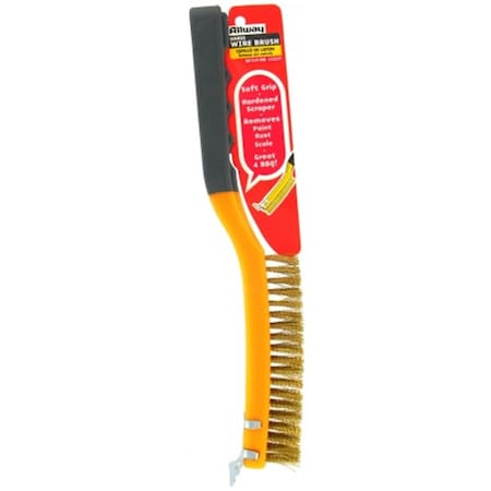 Allway 14in. Soft Grip Wire Brush SB319BB 37064122294