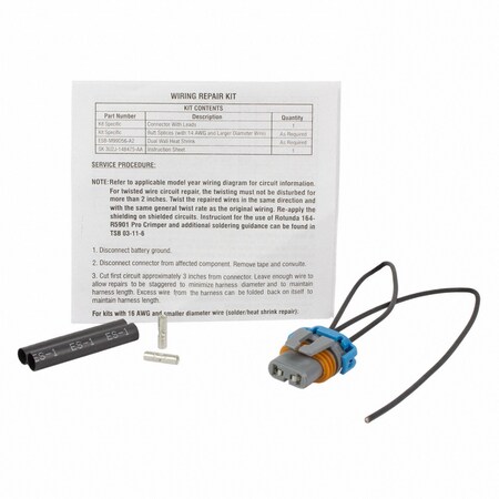 Motorcraft Headlight Low Beam Light Connector, WPT1384