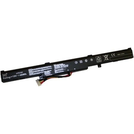 Battery Technology ASUS BATTERY 15V 4 CELL 48WHR BTI REPL BATT FOR A41N1501 L41LK2H A41N1501-BTI