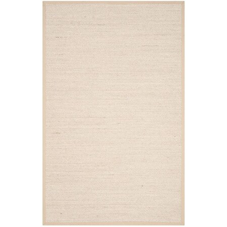Safavieh Natural Fiber Medium Rectangle Area RugMarble & Linen 5 x 8 ft. NF143B-5