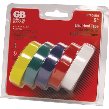 Gardner Bender General Purpose 1/2'' x 20 Ft. Electrical Tape GTPC-550