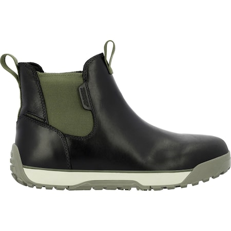 Xtratuf Men's Waterproof Leather Ankle Deck Boot, Black, Size 13 XMABL000
