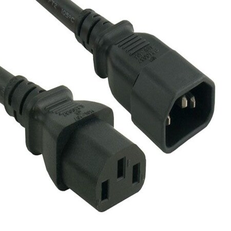 Sanoxy 10ft 14 AWG Computer Power Extension Cord IEC320 C13 to IEC320 C14 SNX-CBL-LDR-PW120-1210