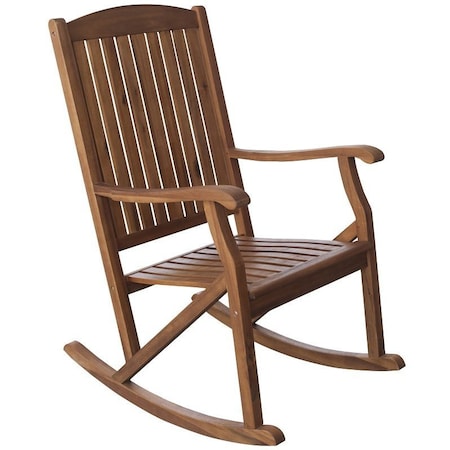Leigh Country Sequoia Patio Rocker Chair, 24 in OAW, 35 in OAD, 44.1 in OAH, Hardwood TX 36104