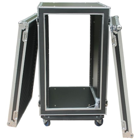 Antakipro Fly Drive Shock Mount Case For 19-in Width DJ Amplifier or Similarly Sized Equipment w/Wheels AP-20SM21W