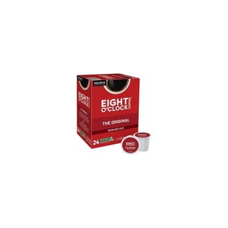 Eight Oclock Eight O'Clock K-Cup Original Coffee, Compatible with Keurig Brewer, Medium, K-Cup, Original, 4PK 5000356156