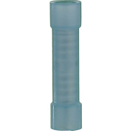 Metra Electronics Butt Splice Wire Connector, Blue, Nylon Insulation, 100 PK BNBC