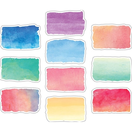 Teacher Created Resources Watercolor Accents, 30-Piece Set, 3PK 8972