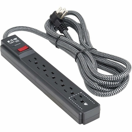 Eaton PROTECT IT 6-OUTLET SURGE PROTECTOR - 5-15R OUTLETS, 1200 JOULES, 20 FT. (6.1 M) TLP620DB