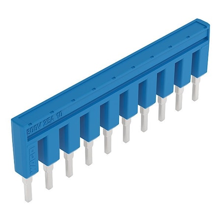 Wago Terminal Block, 1.984" L, 1.98" W, Blue 2002-410/000-006