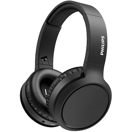 Signify H5205 Over-Ear Wireless Headphones with 40mm Drivers, Lightweight Cushioned Headband TAH5205BK/00