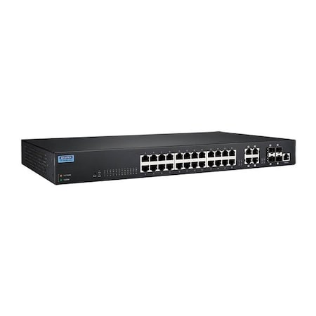 Advantech 24G+4G Combo Port Unmanaged Switch EKI-2428G-4CA-AE