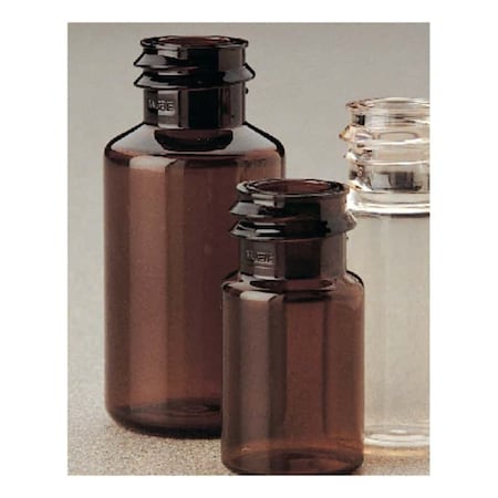 Nalgene Vials, 54 mm H, PETG, Amber, PK1260 342033-0010