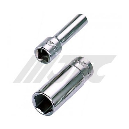 Jtc Auto Tools 3/8 in drive 6-point deep socket, 6mm, chrome-vanadium, 63mm length 36306