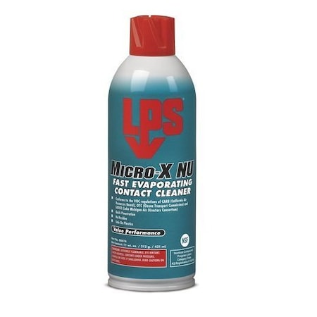 Lps MicroX Nu Fast Evaporating Contact Cleaner, 12PK 428-06616