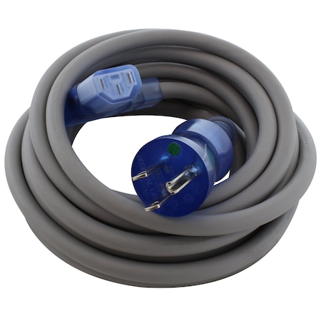 Ac Works 15ft 16/3 13A Medical Grade Power Cord With Right Angle IEC C13 Connector MD13ARC13-180