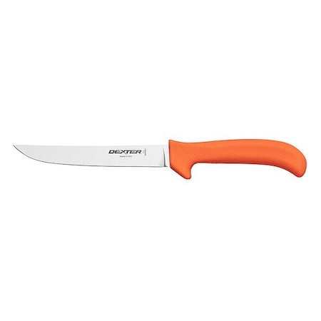 Dexter Russell Poultry Knife, Wide, 3 3/4 In, Poly, Orange 11243