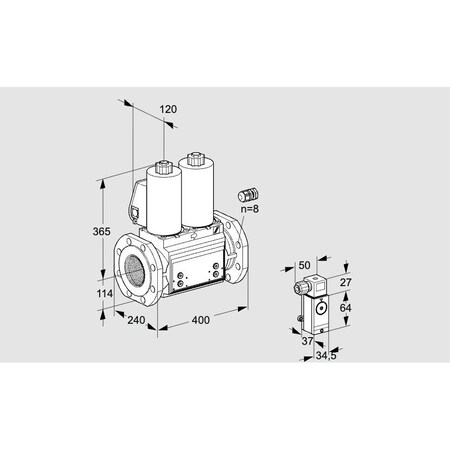 Honeywell Kromschroder VCS9125F05NNAL3B/P4PP/4-PP KS88207165