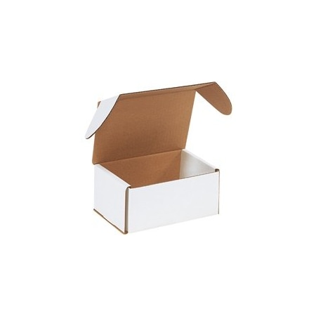 Bubblefast 25-7 5/8 x 5 7/16 x 3 9/16'' White Outside Tuck Mailers, 25PK BFMEZ753