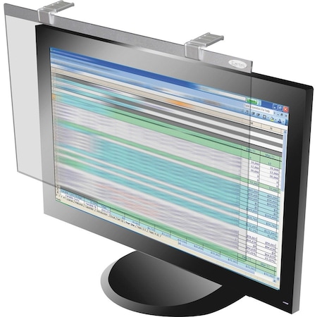 Kantek Protective Privacy Filter, LCD Widescreen, 22" , Silver LCD22WSV