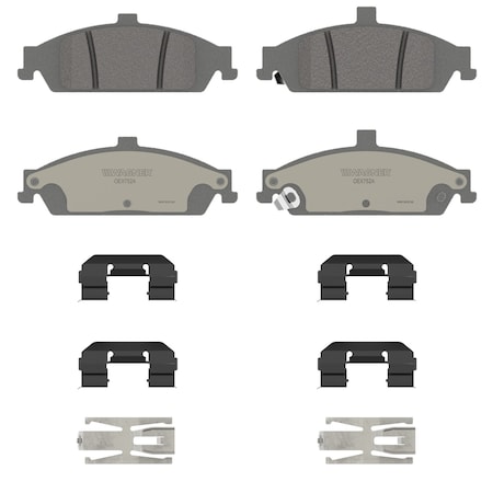 Wagner Brake OEX Front Disc Brake Pad Set Premium Ceramic, OEX752A