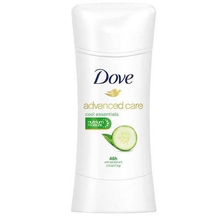 Dove Advanced Care Cool Essentials Antiperspirant/Deodorant Stick, 2.6 Ounce, 12PK 35297
