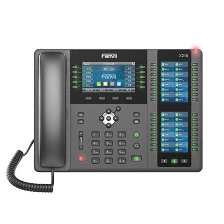 Fanvil 20 SIP lines HD Voice EHS Support 2 integrated color displays 4.3 main TFT display X210