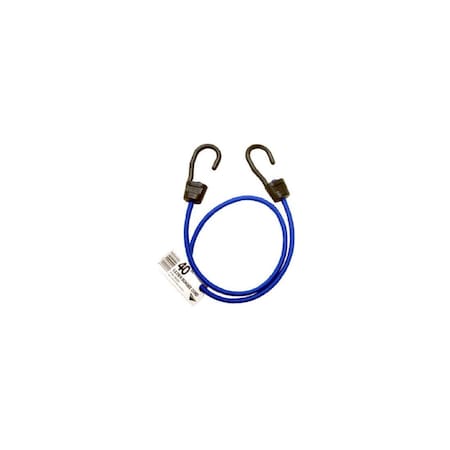 Keeper Ultra Series Bungee Cord, 40 in L, Rubber, Orange, Hook End 6091